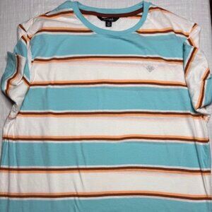 Diamond Supply Co. Mens Striped Tshirt, Crewneck NEW